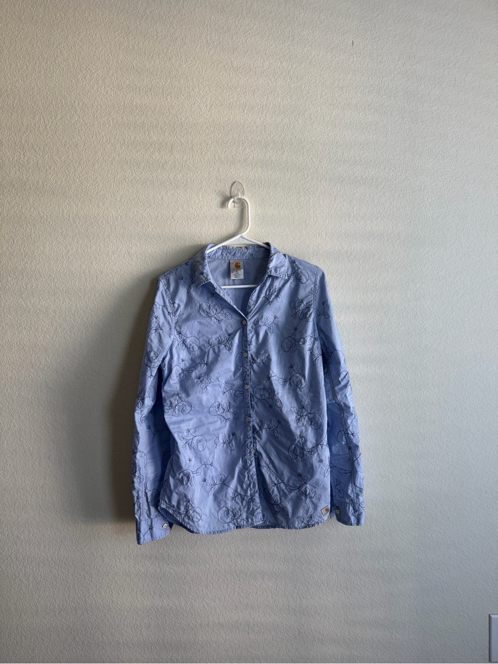 Vintage Carhartt Blue Button Down Shirt
